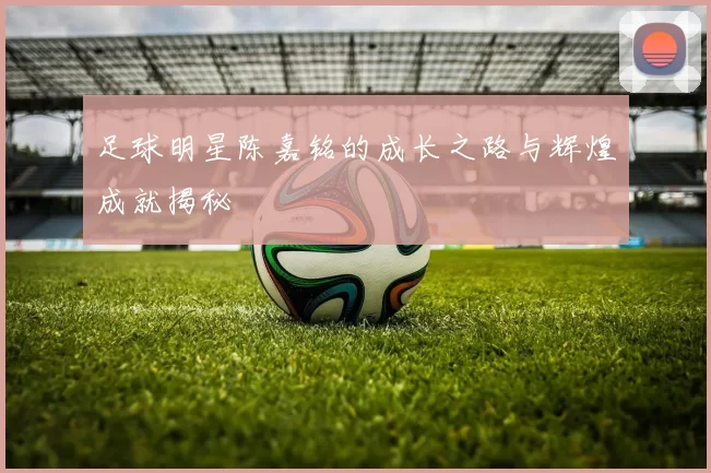足球明星陈嘉铭的成长之路与辉煌成就揭秘