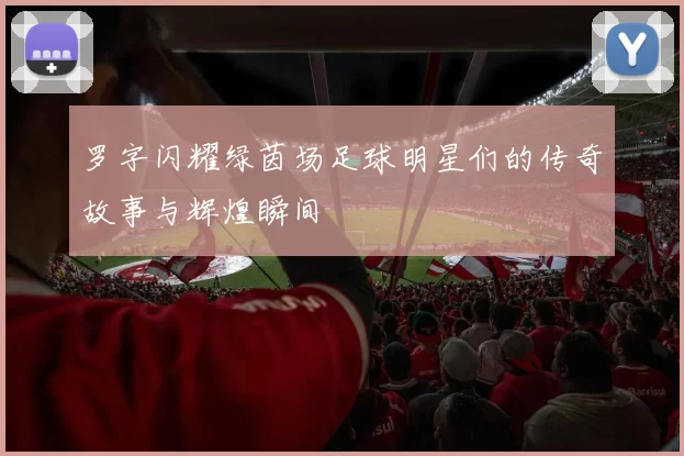 罗字闪耀绿茵场足球明星们的传奇故事与辉煌瞬间