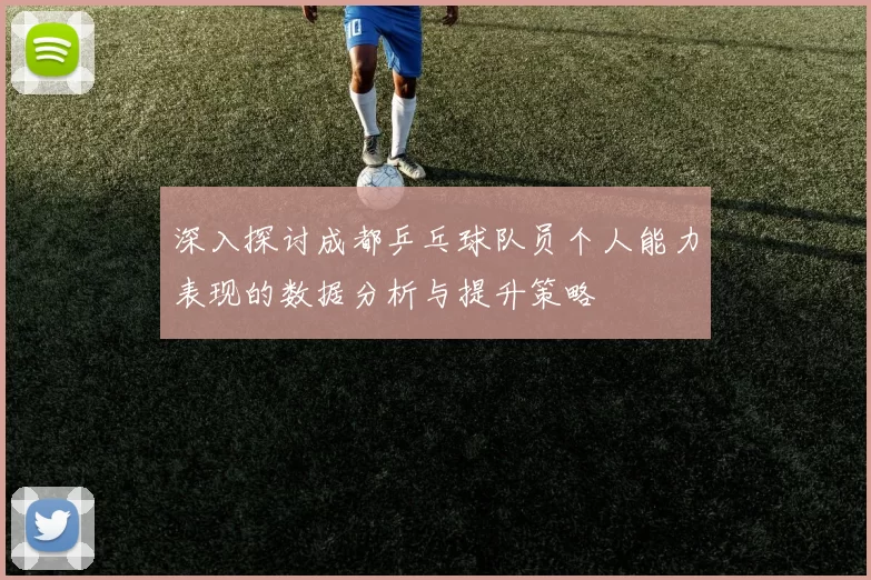 深入探讨成都乒乓球队员个人能力表现的数据分析与提升策略