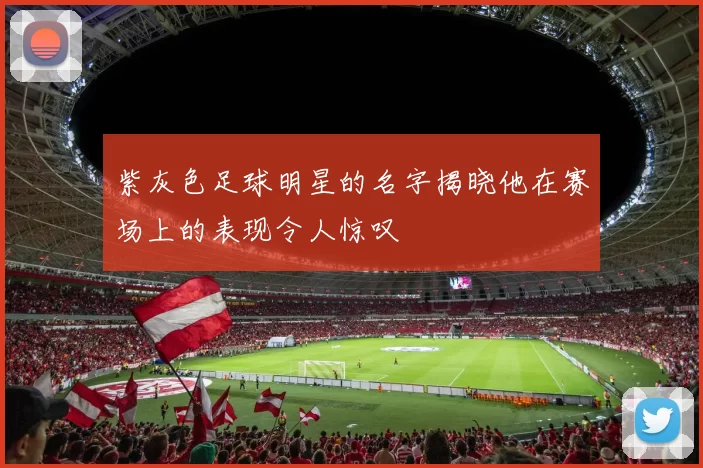 紫灰色足球明星的名字揭晓他在赛场上的表现令人惊叹